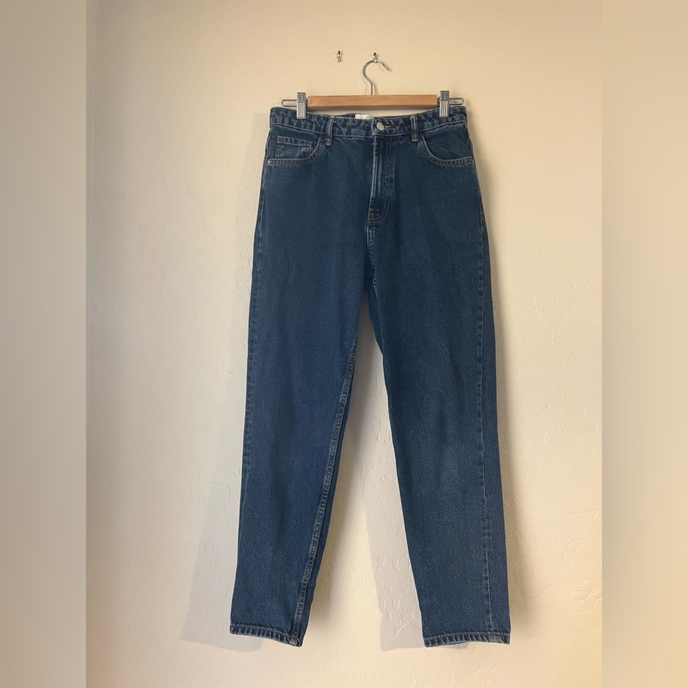 HIGH-WAISTED MOM FIT DENIM JEANS Zara